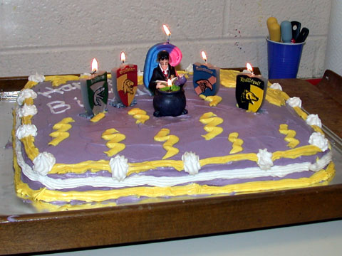 Harry Potter Birthday Cake on My Younger Son S Sixth Birthday Cake From His Harry Potter Party We